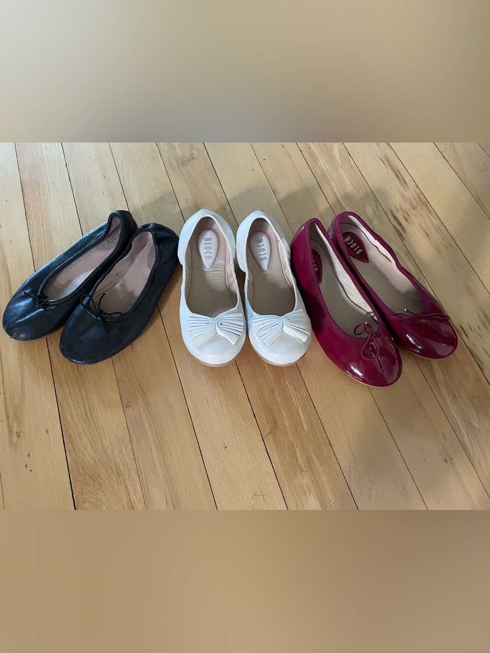 Bloch Kids Shoes 3 pairs
